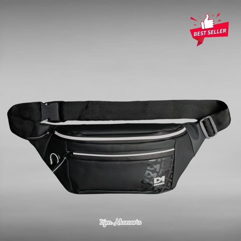 DM Dwanmis | Waistbag Tas Pinggang Tas Keren Pria Waterproof
