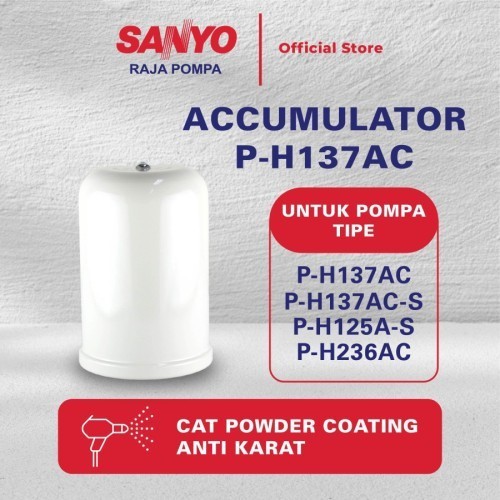 Tangki Pompa Air SANYO Accumulator P-H137AC