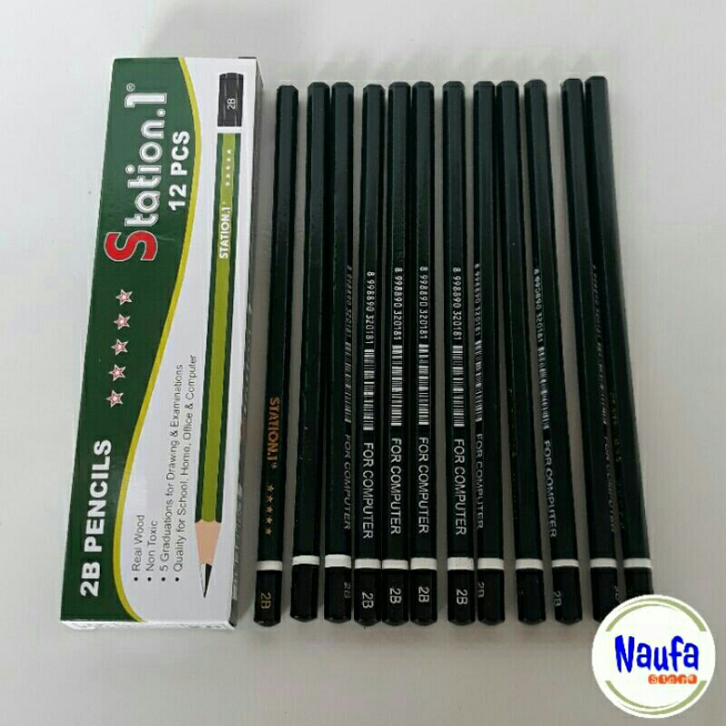 

Pensil 2B Station Hijau 1 Pcs
