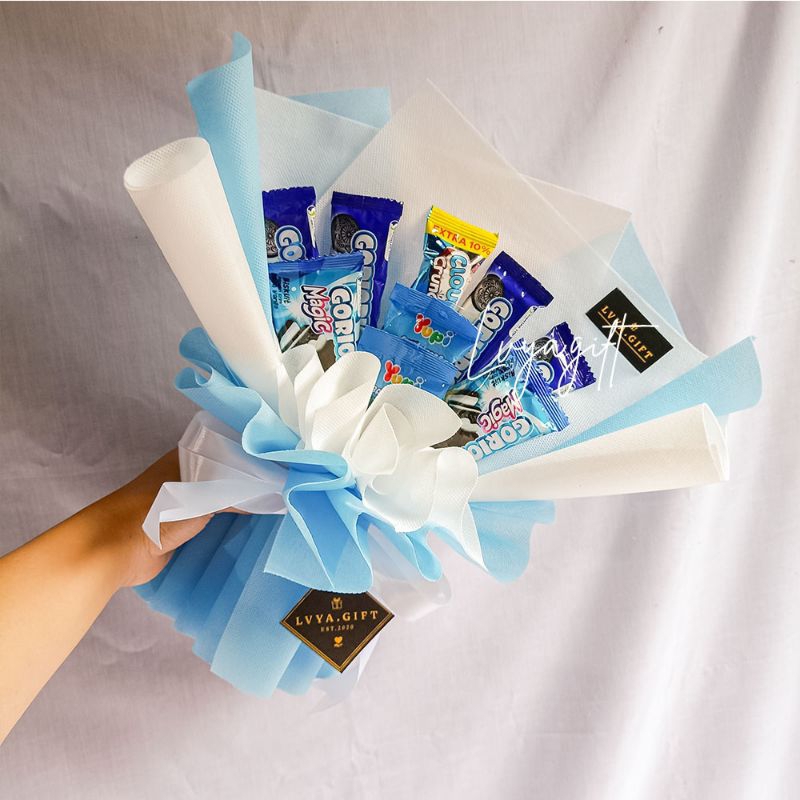 

LVYA.GIFT 411 ALL BUKET SNACK MINI SIZE BUKET WISUDA ULANG TAHUN SNACK BOUQUET