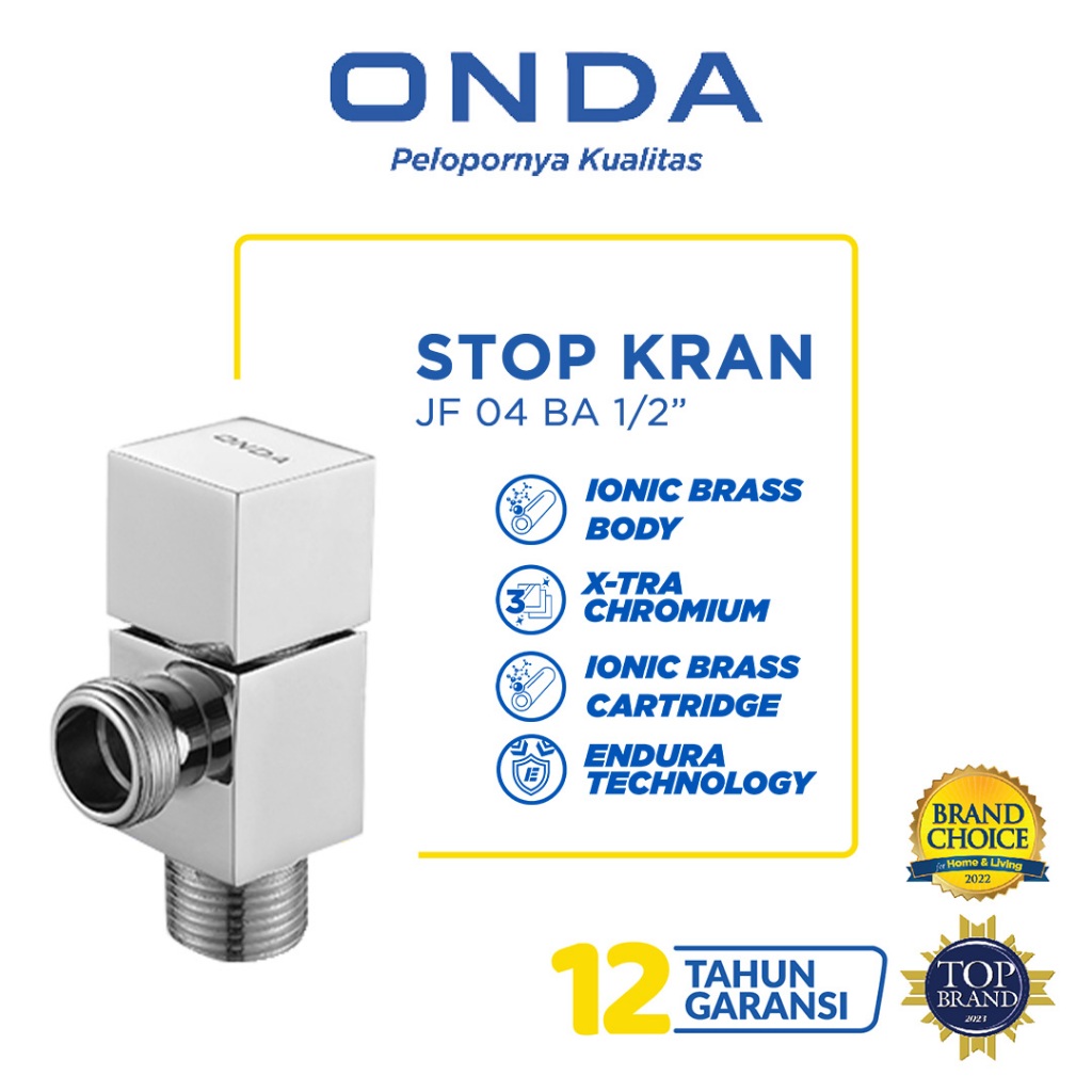 ONDA Stop Kran Toilet / Jet Shower JF 04 BA 1/2”