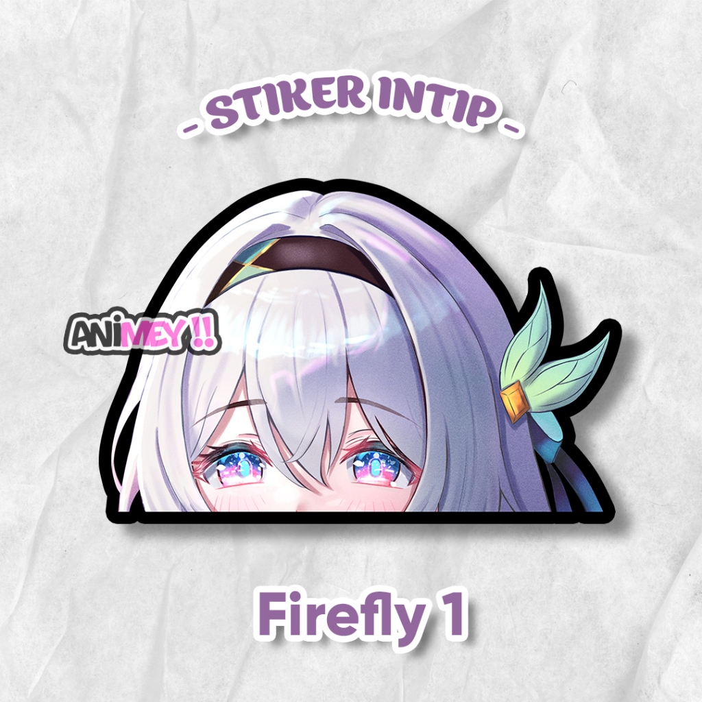 

Stiker Intip Firefly Honkai Star Rail / Sticker Anime Waterproof