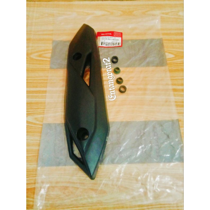 Cover Tutup Kenalpot/Tameng pelindung Kenalpot Honda Beat fi esp 2015 Sampai 2019, Beat Strat esp ol