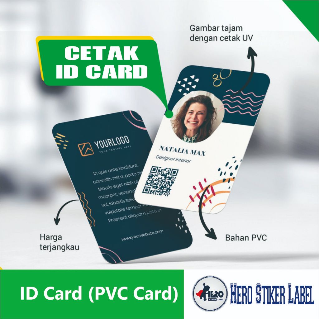 

Cetak ID Card Kartu Member PVC Card Member Card Custom Kartu ID Card - Blank Card, Cetak 2 Sisi ( minim order 10 pcs )