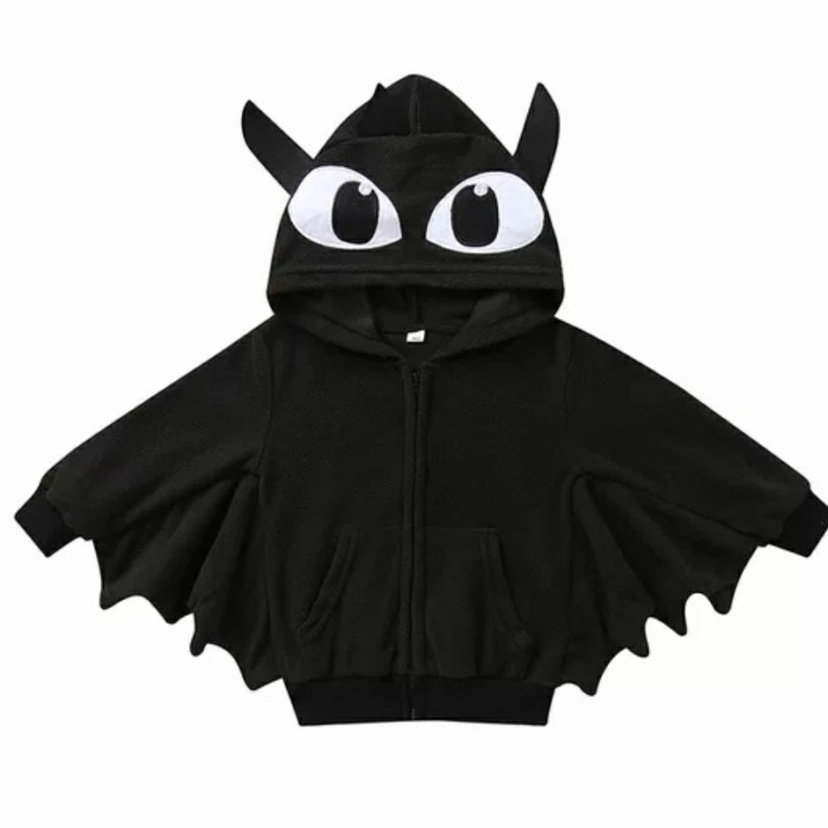 Pasti Update  Toothless dragon kids jacket Halloween costume Bat train your Dragon   2685