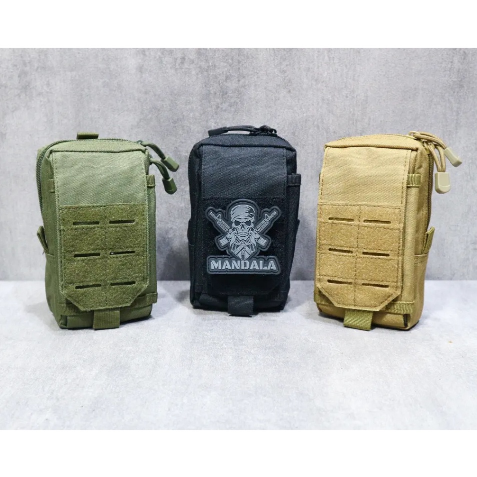 nZ sarung Hp Tactical Pouch Hp Taktis Serbaguna tipe 338 ROG lasercut Terlaris
