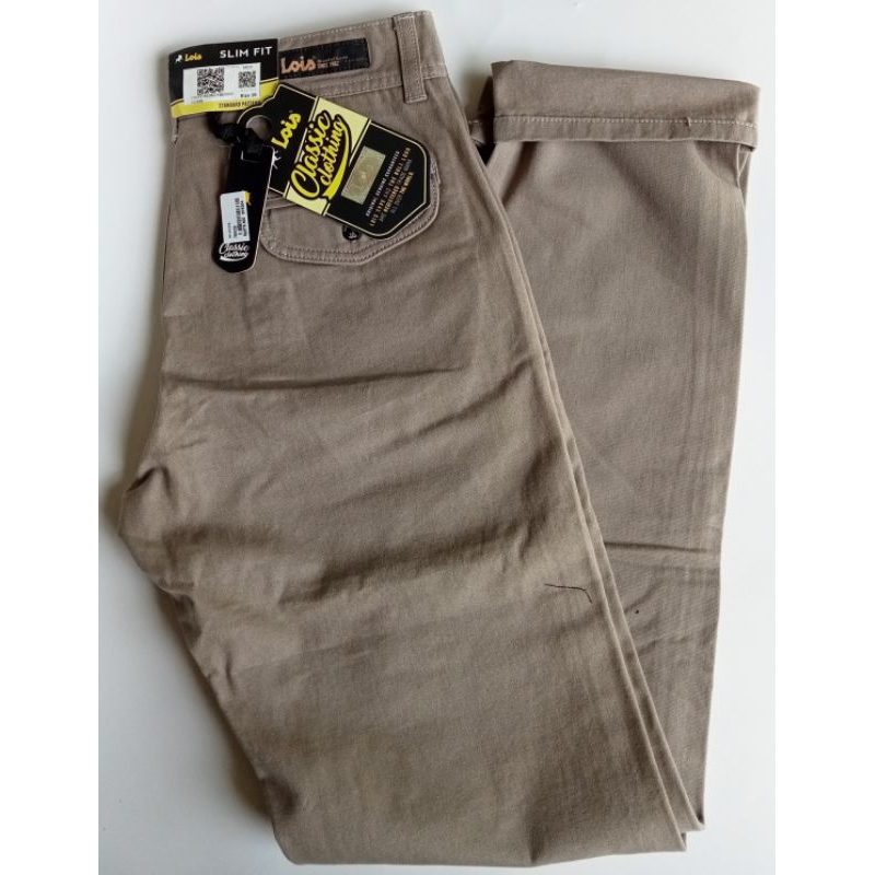 CELANA LOIS CHINO PANJANG SLIM FITT ORIGINAL