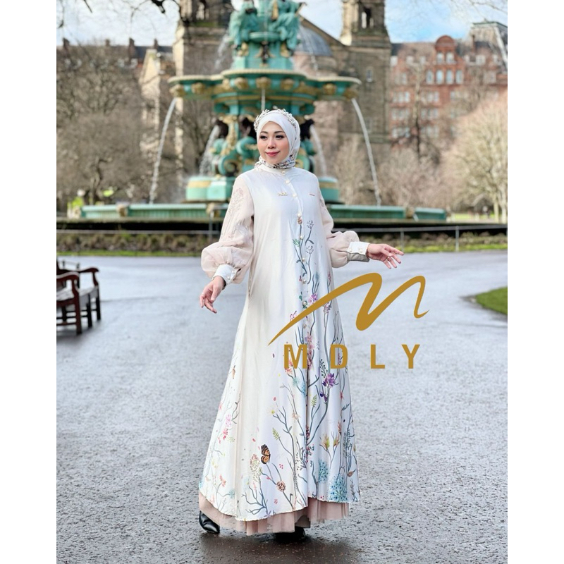 baju dress wanita MARVELLA FLEUR DRESS by MDLY
