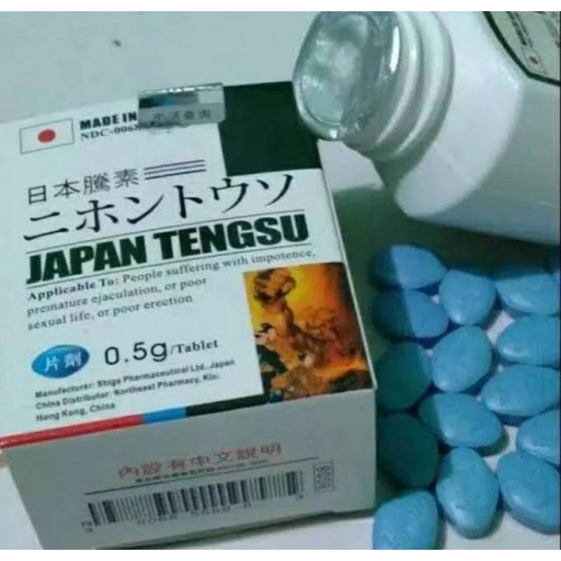 japan tensu original isi 16 tablet_tengsu_asli