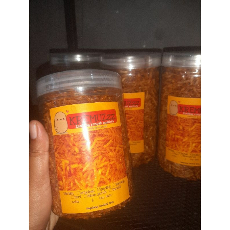 

Kering Kentang Mustofa Kemasan Toples 800 ml