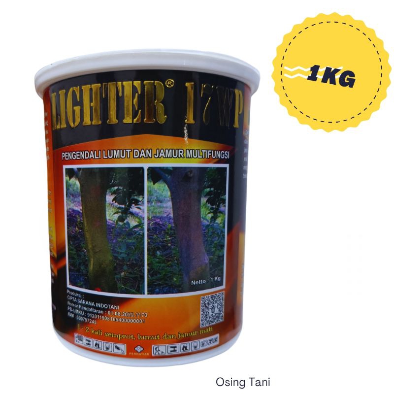 LIGHTER 17 WP PENGENDALI LUMUT DAN JAMUR fungisida asli 100% original