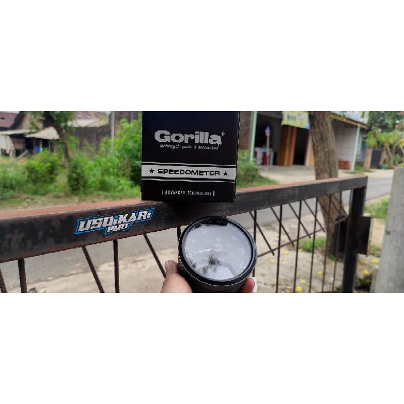 speedometer babon bulat led digital sen sensor magnit import gorilla kilometer babon led digital imp