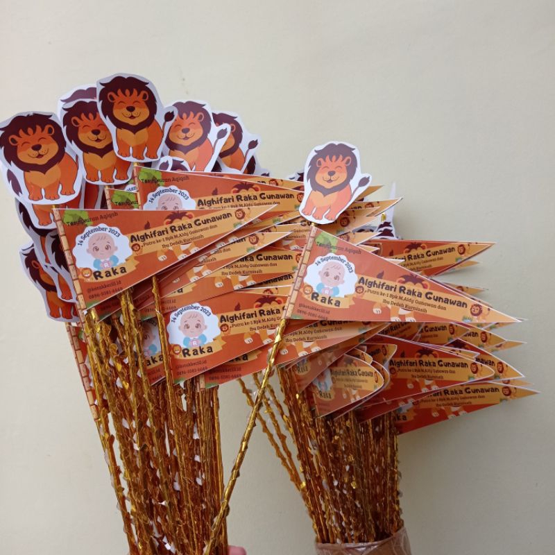 Bendera Aqiqah Custom