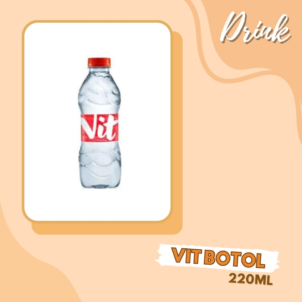 DRINK | MINUMAN BOTOL | VIT | AIR MINUM DALAM KEMASAN AIR MINERAL | BOTOL PLASTIK PET | VIT BOTOL 22