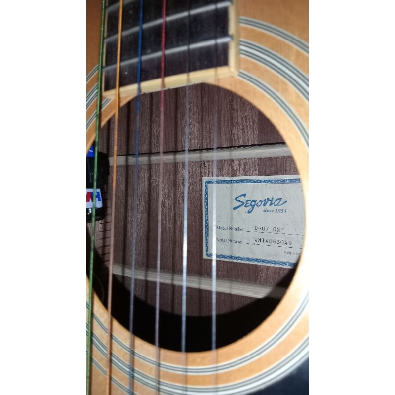 gitar akustik segovia D—07 GN