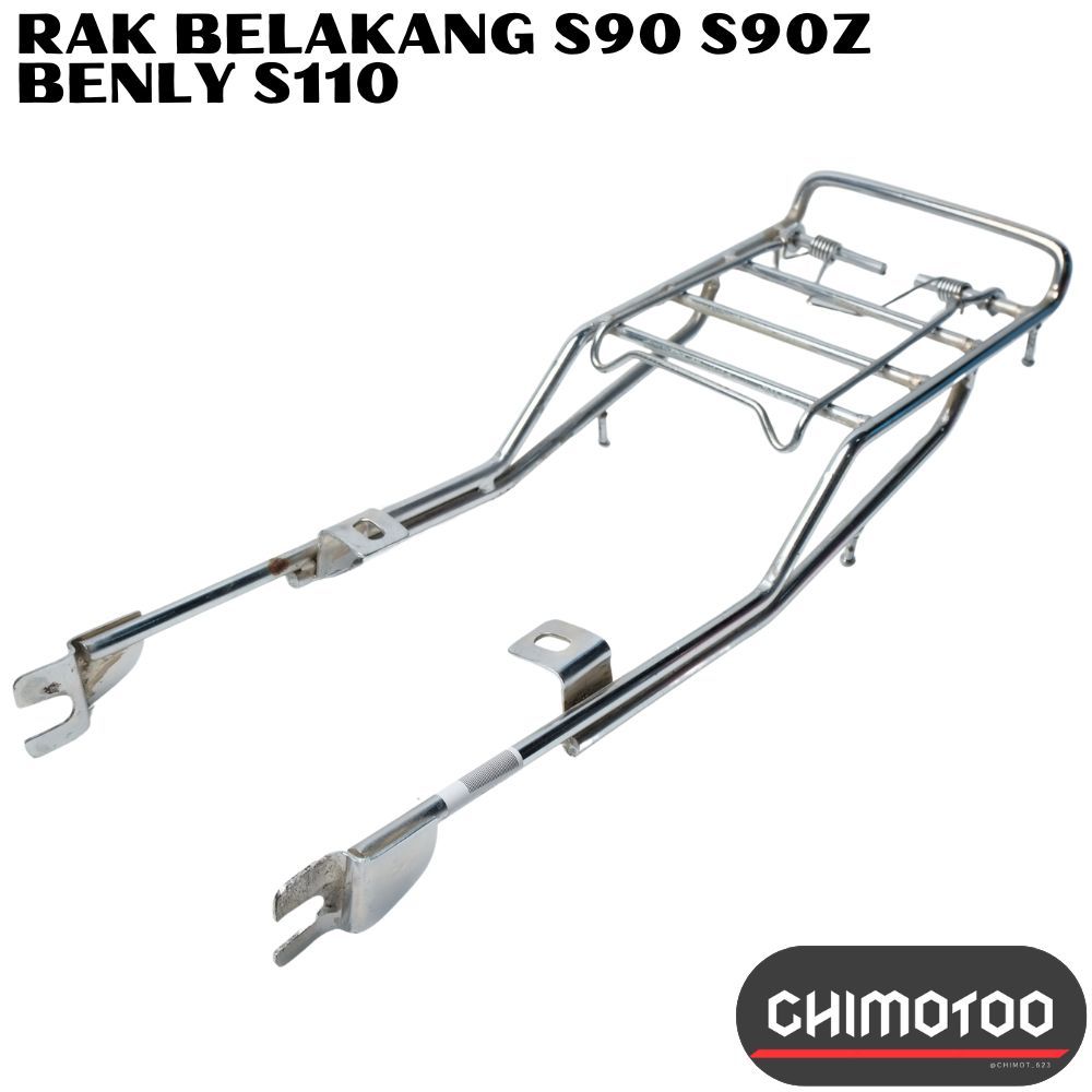 Rak Jepit Begel Kranjang Keranjang Belakang Honda S90 S 90 S90Z Benly S110 S 110 Cl90 Cl 90