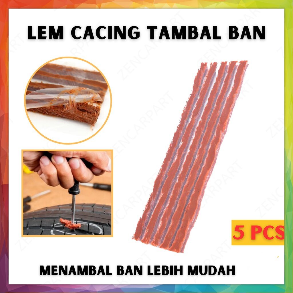 Refill Isi Karet Ban Tubles Ulang Tambal Ban Tubles Lem Cacing Karet