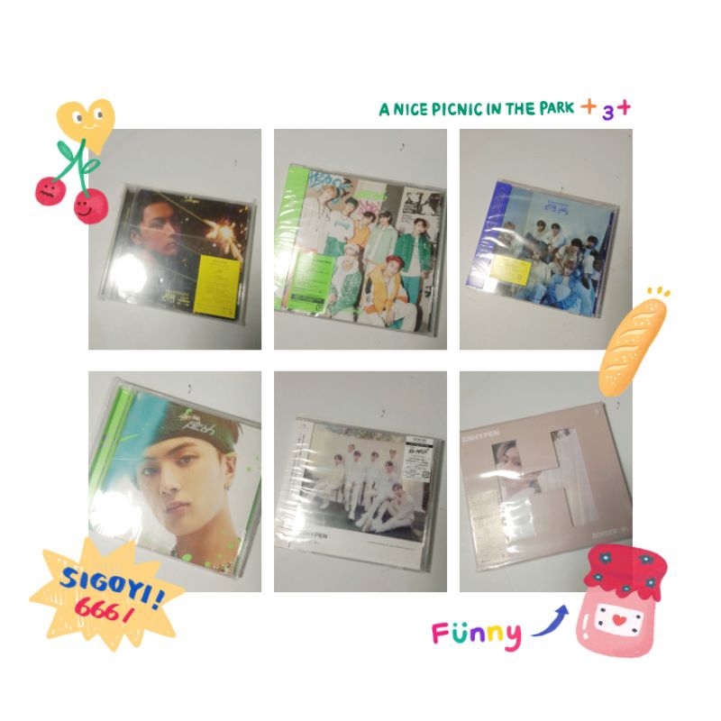 ENHYPEN ALBUM UNSEALED SOLJACK SOLO JACKET SADAME SENKOU HANAKAI JAY CD MEMBER KPOP