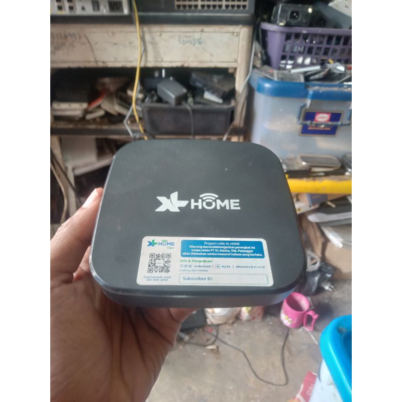 Stb XL home AX810 unit adaptor dan remot voice