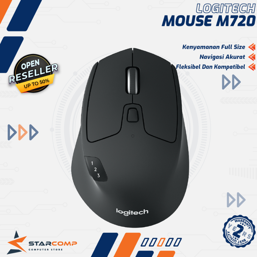 Mouse Wireless Logitech M720