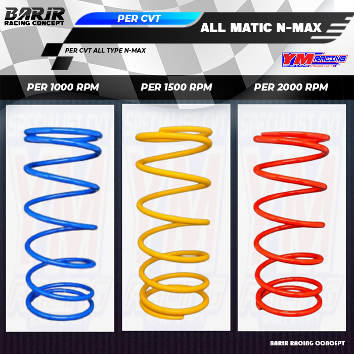 PER CVT N-MAX All Matic Yamaha N-Max by YM RACING (1000RPM/1500RPM/2000RPM) Motor Motorcycle