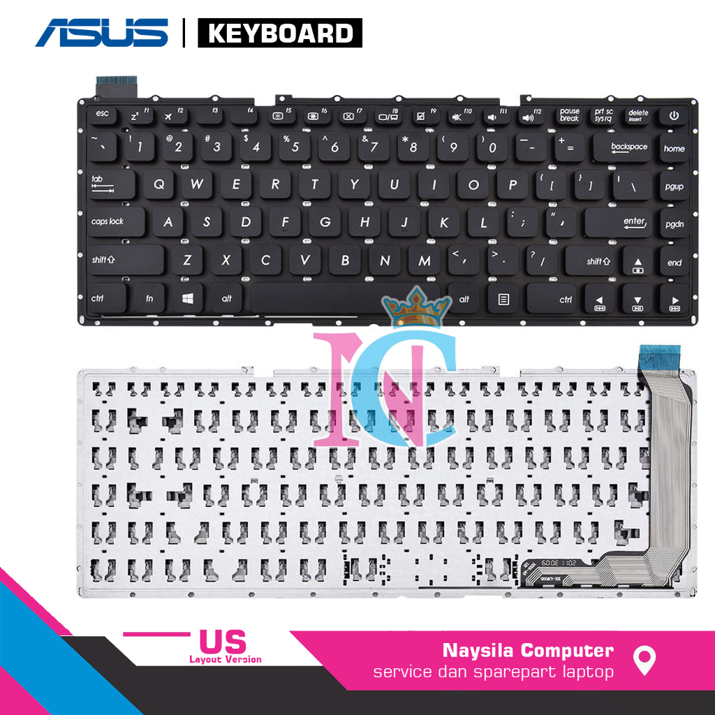 Keyboard Laptop ASUS X441M X441MA X441B X441N X441 X441B X441N X441S X441SA X441SC X441U X441UA