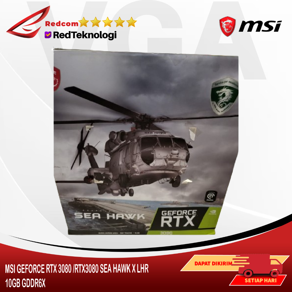 MSI GEFORCE RTX 3080 /RTX3080 SEA HAWK X LHR 10GB GDDR6X