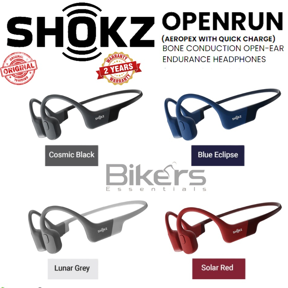 Shokz - OpenRun Bone Conduction Open - Ear Endurance Headphones