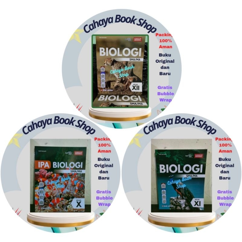 Buku IPA Biologi SMA Kelas 10,11,12 Kurikulum Merdeka Bumi Aksara