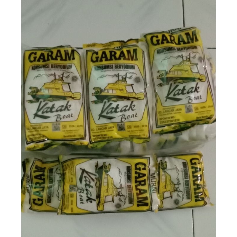 

promo dapat 4 bungkus garam murni beryodium katak boat