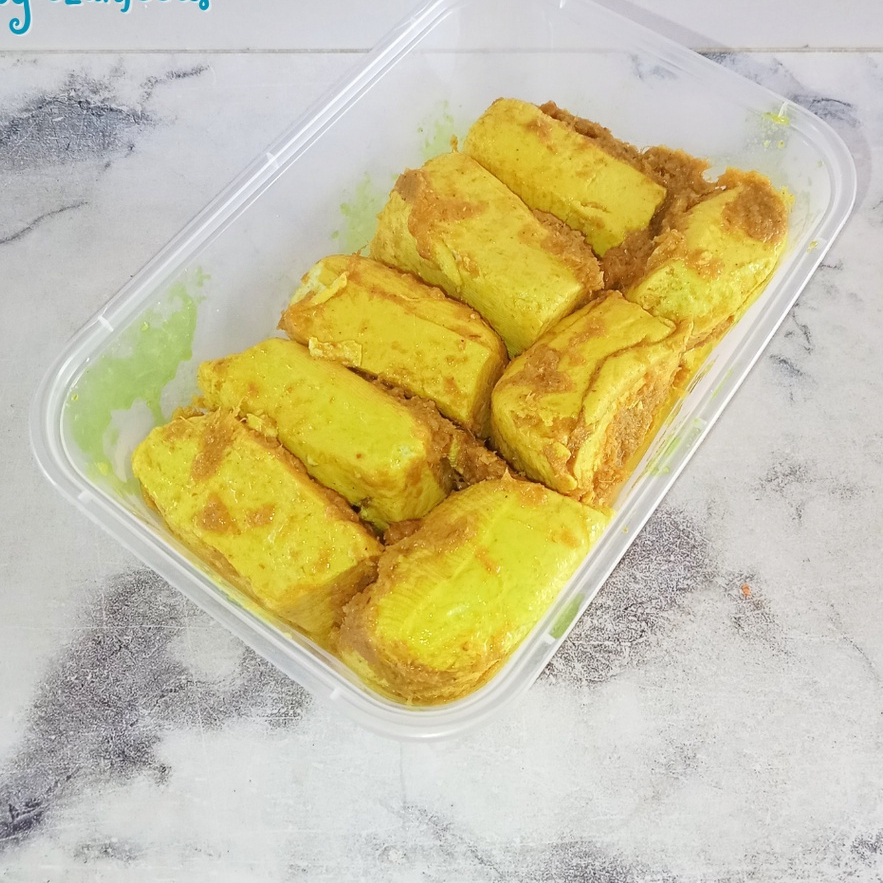 

tahu ungkep bumbu kuning / foodprep tahu ungkep siap goreng