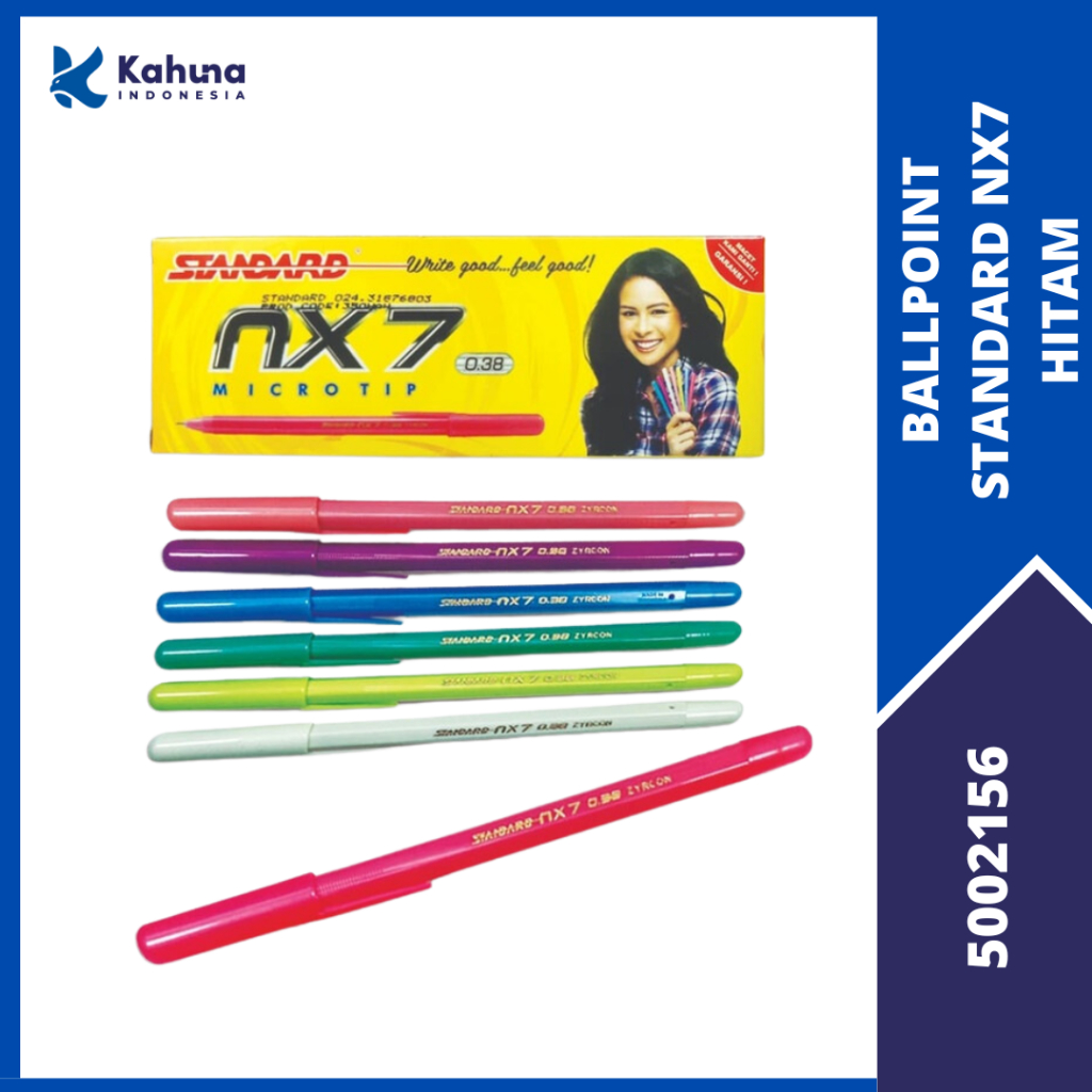 

BALLPOINT / PULPEN / BOLPEN STANDARD NX7 MICROTIP 0.38 OIL GEL [5002156]