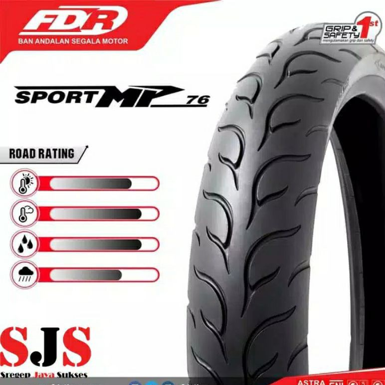 Ban Luar Federal FDR 90/80-17 90/80 300 Ring 17 Tubeless Sport MP76