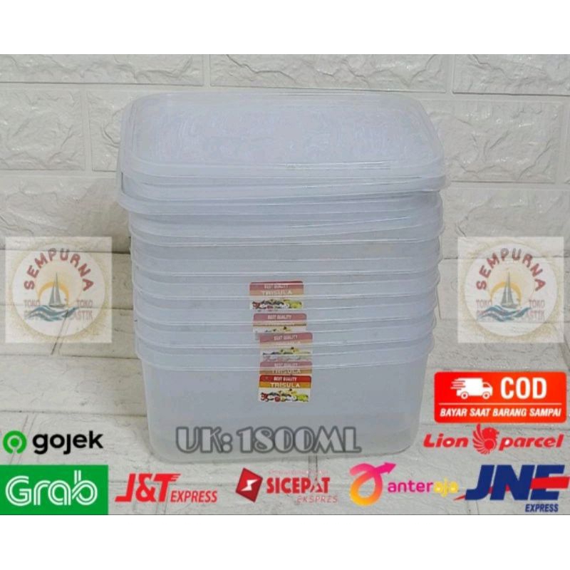 KONTENER PLASTIK MINI/ KOTAK MAKANAN/BOX MAKAN