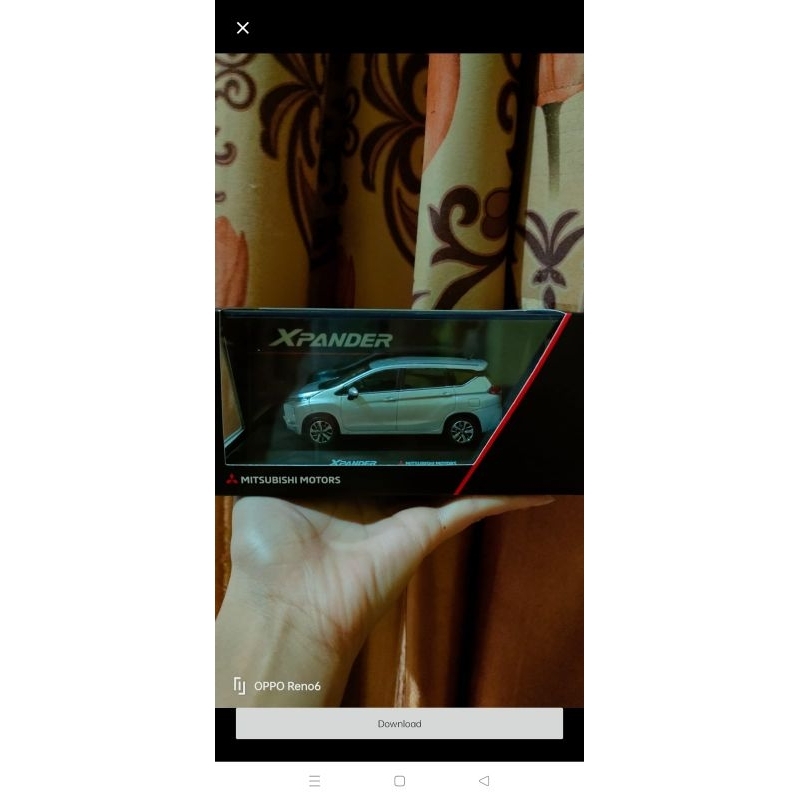 Diecast mobil miniatur mitshubishi xpander skala 1:43