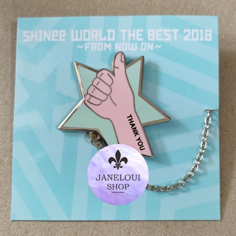 SHINEE From Now On Japan Concert 2018 OFFICIAL Enamel PIN BADGE / Onew Key Minho Taemin Jonghyun Jji