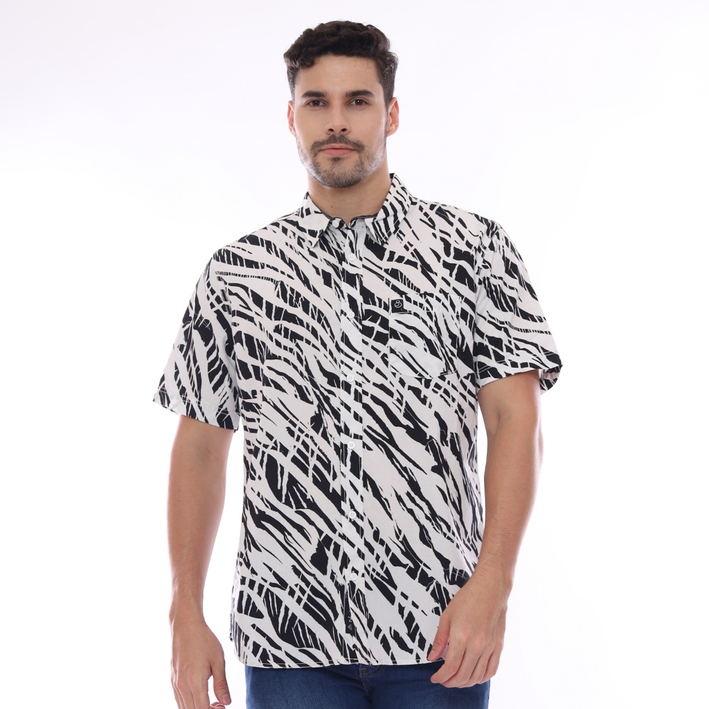 Juice Ematic Kemeja Lengan Pendek Pria Tierklou Planet Surf