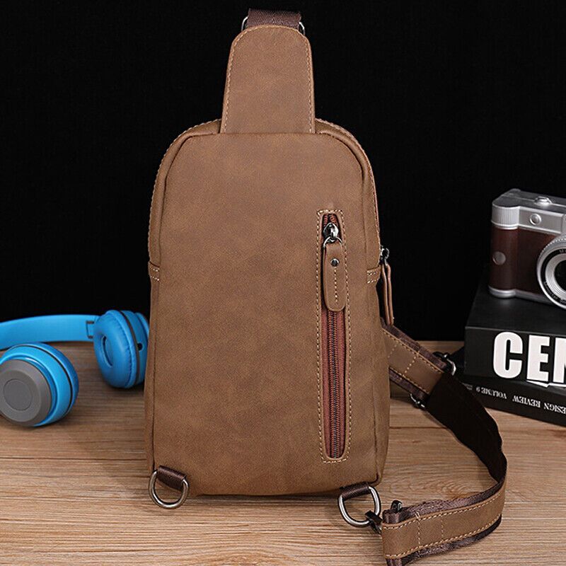 Tas Selempang Pria Kulit Sapi Asli Garut/Tas Bahu kulit Asli