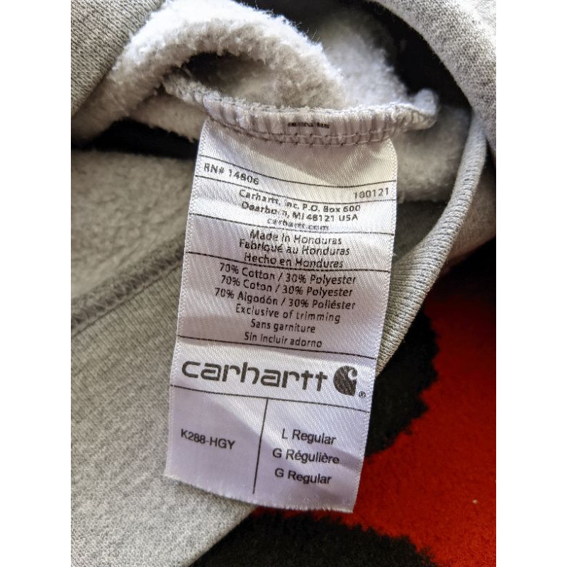 hoodie Carhartt spellout abu"