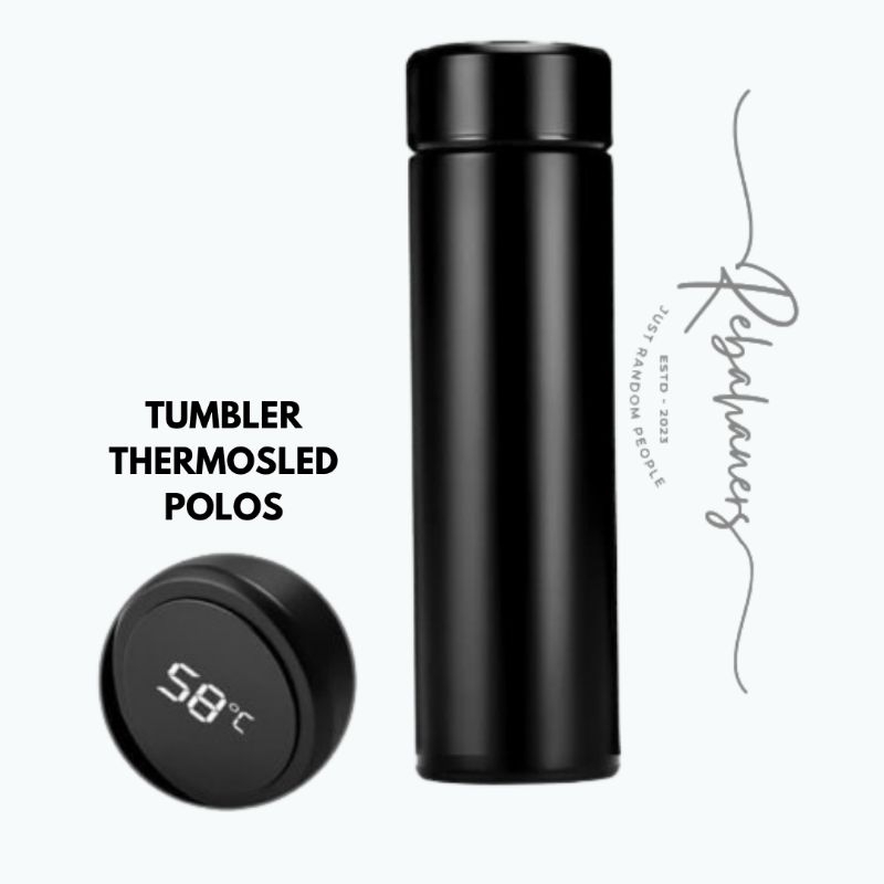 Tumbler thermos led redup mati