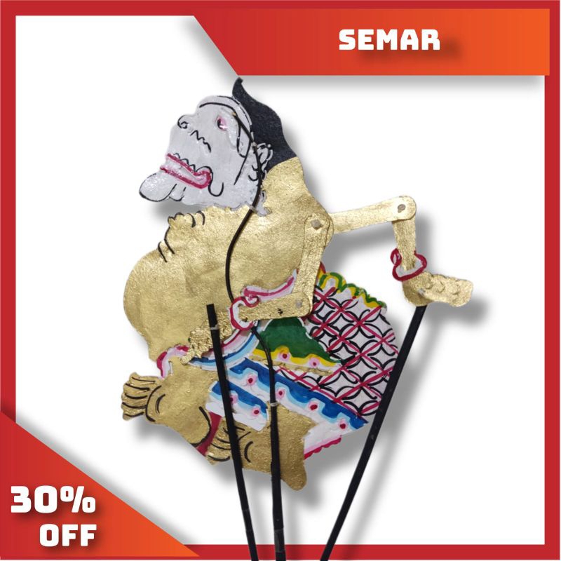 wayang kulit asli karakter semar