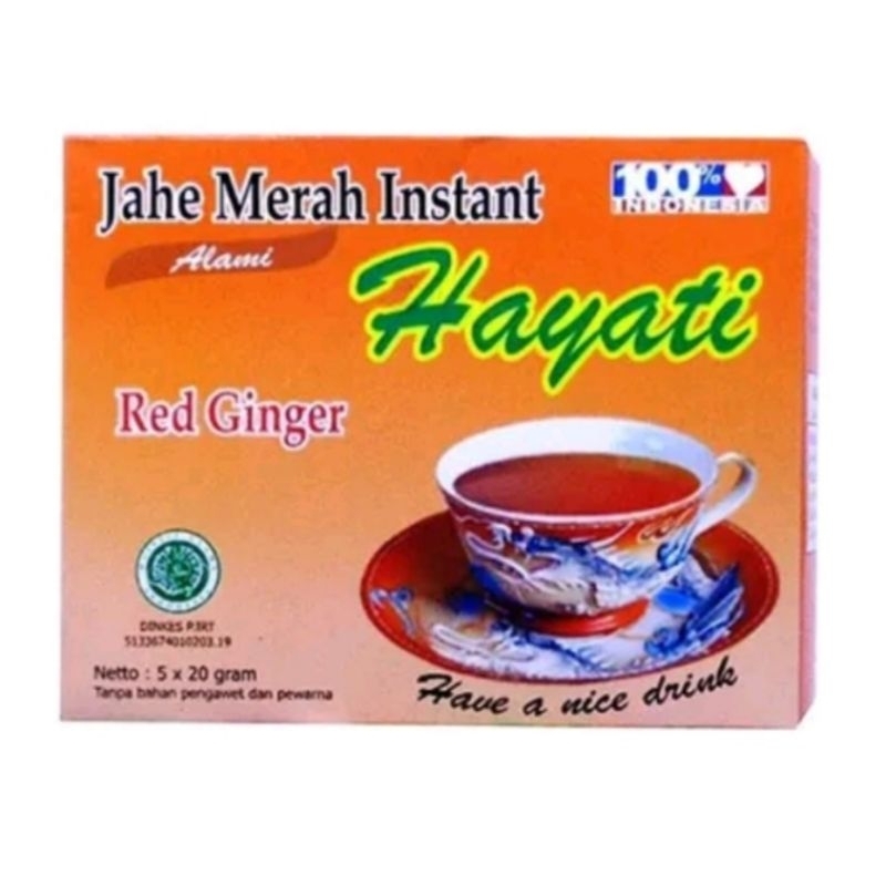 

Jahe Merah Instan Hayati/Haryati-Qu" Red Ginger, Jahe Merah Bubuk