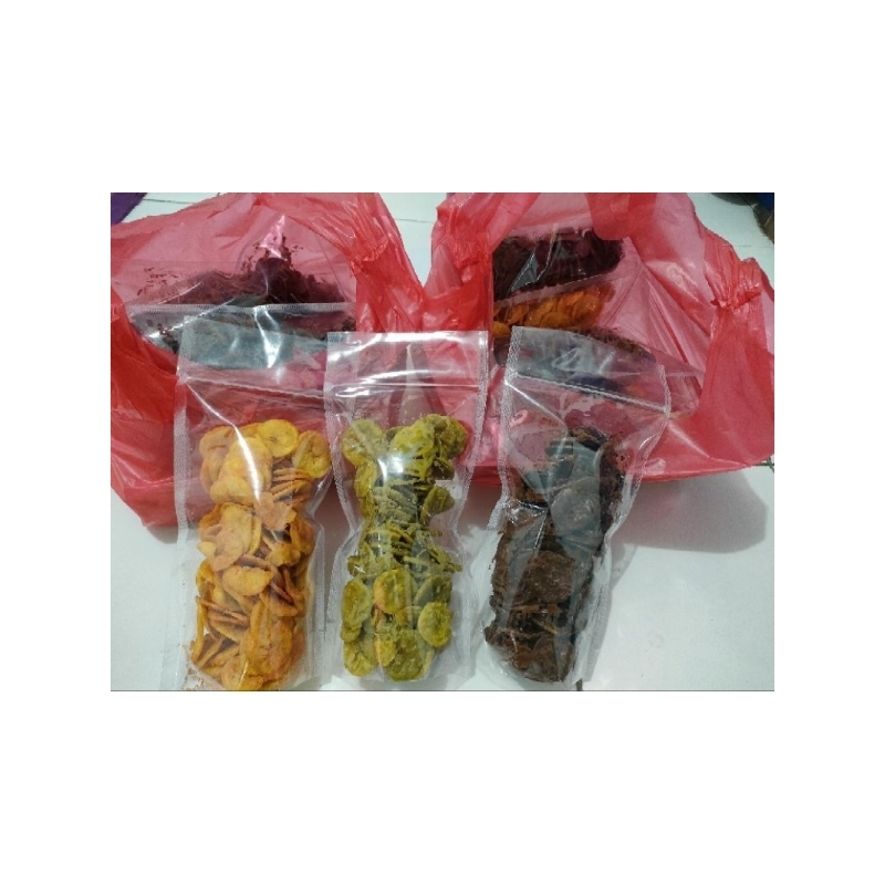 

kripik pisang coklat, balado, matcha (bisa request rasa)