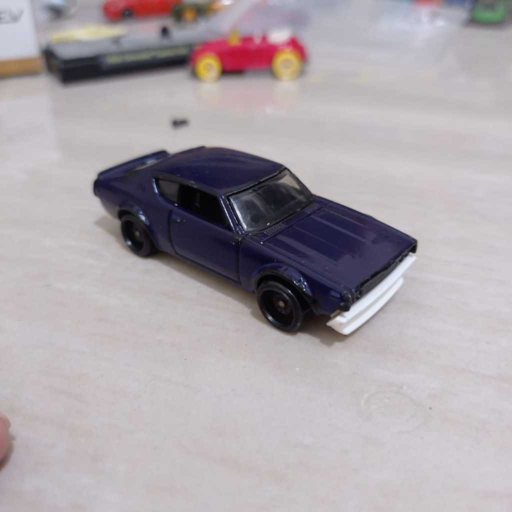 Hotwheels jdm japan nissan skyline 2000 gt r gtr custom biru unrivet