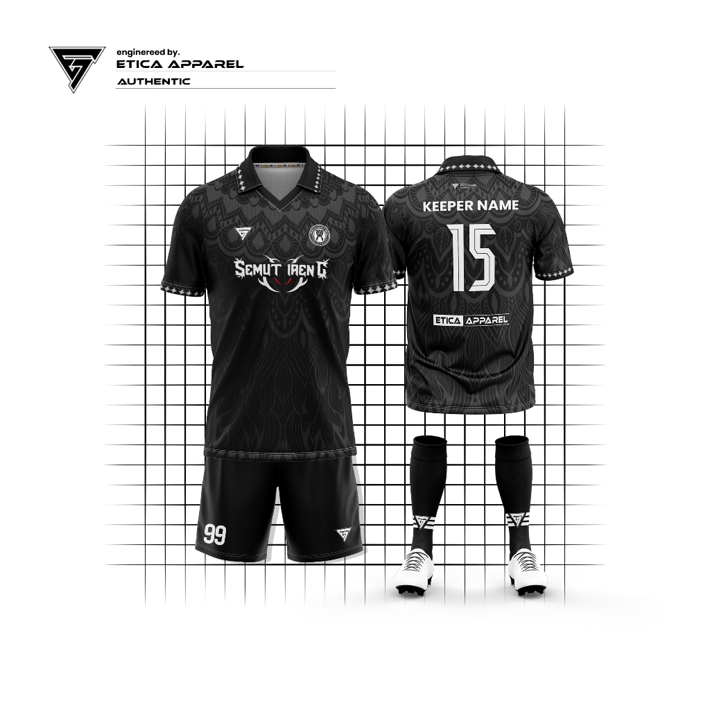 JERSEY FUTSAL & JERSEY SEPAK BOLA PRINTING - FULL SET KAOS KAKI - ETICA APPAREL