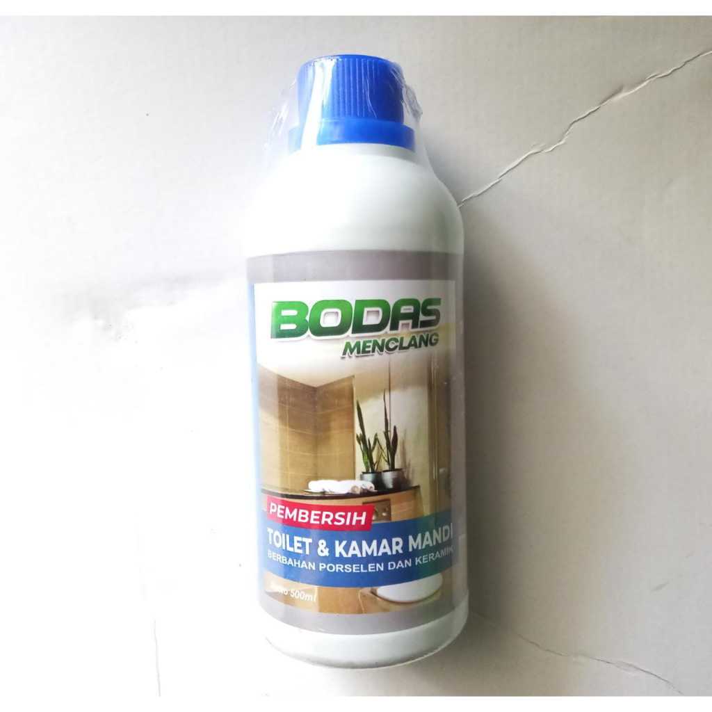 FREE KUAS - BODAS 1000ML - CAIRAN PEMBERSIH KERAK KERAMIK DAN TOILET KAMAR MANDI - PEMBERSIH WC