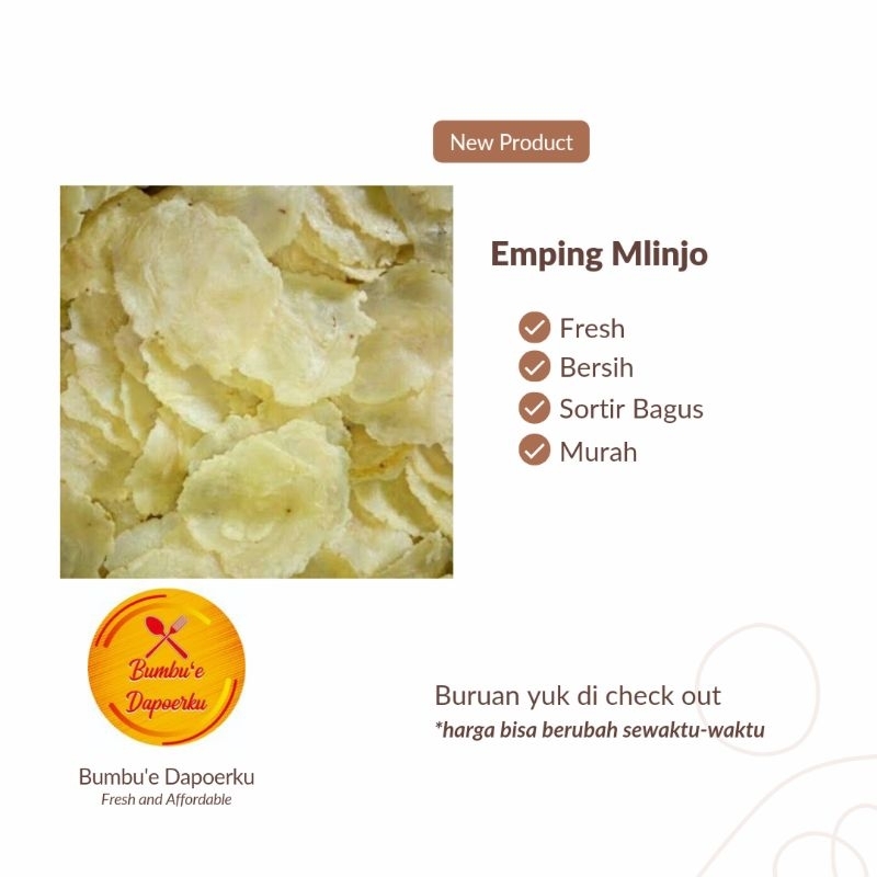 

Emping Mlinjo Mentah | 250 Gram