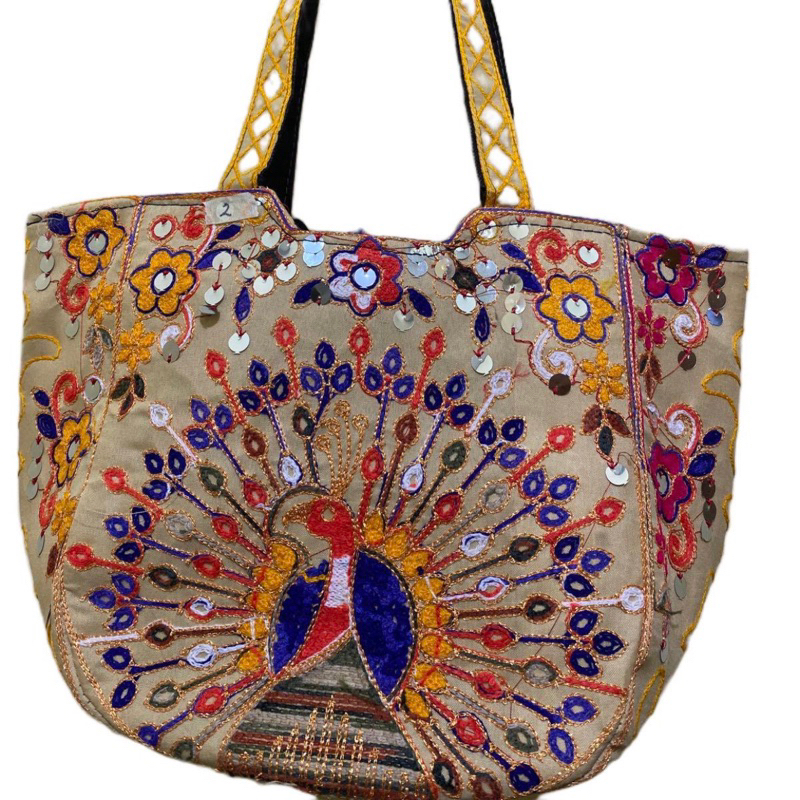 Tas wanita totebag tas jinjing cangklong arab  pakistan oleh oleh  haji dan umroh size medium 33 x 24 cm