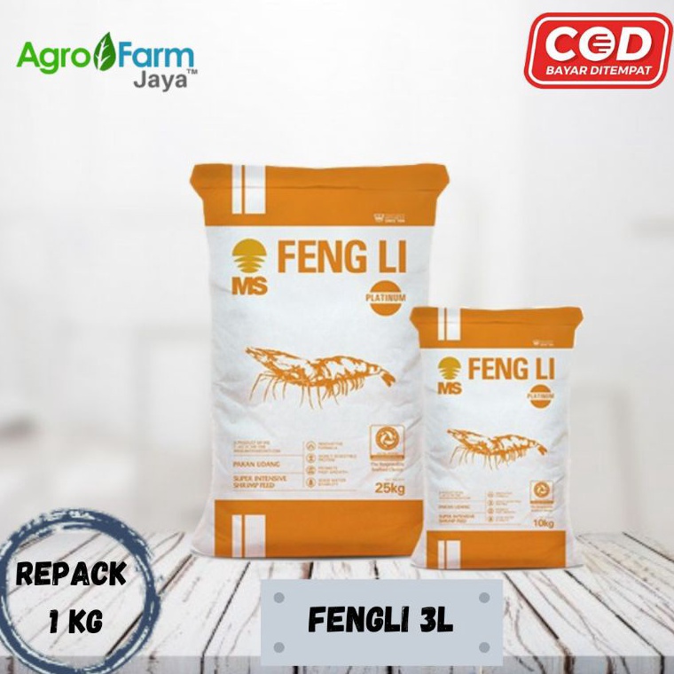SPECIAL PRICE Pakan Fengli 3L udang Lobster Burayak Ikan Repack
