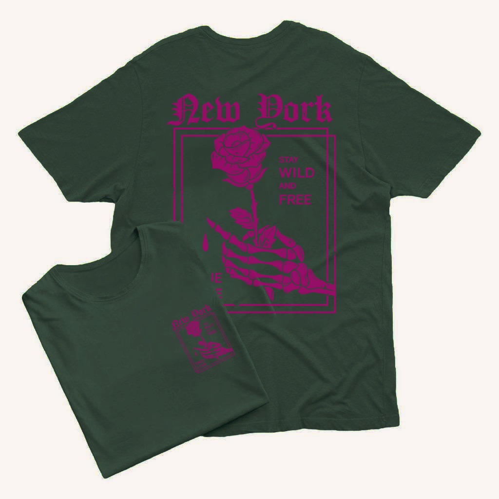 Kaos Distro Pria / Kaos Distro Original / Baju Distro Pria - BG HIJAU BOTOL NY